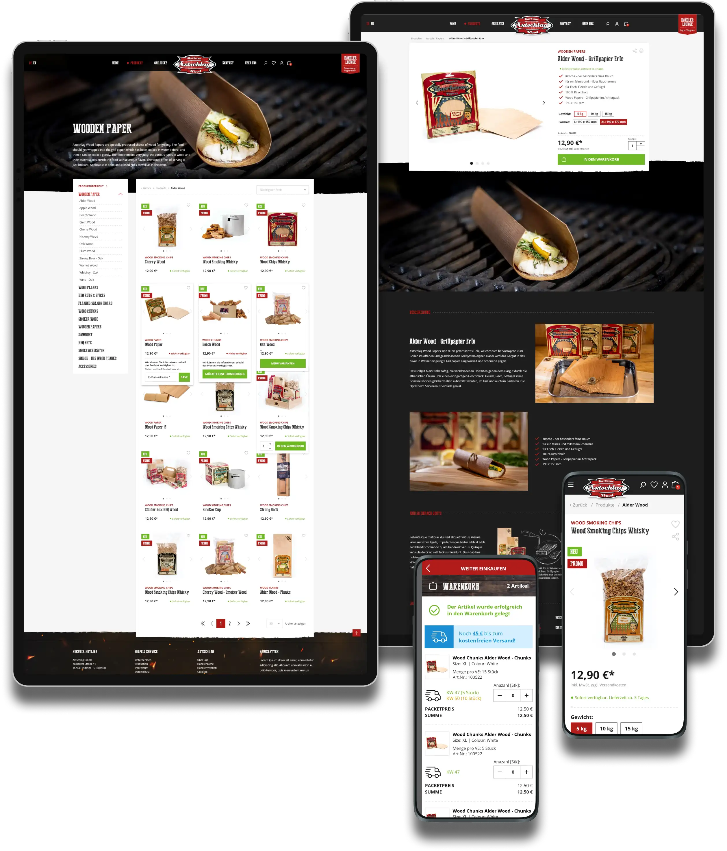 karta produktu axtschlag