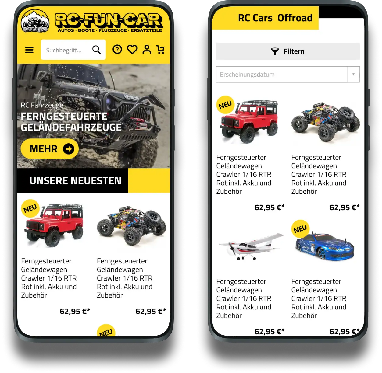 widok mobilny rcfuncar 1