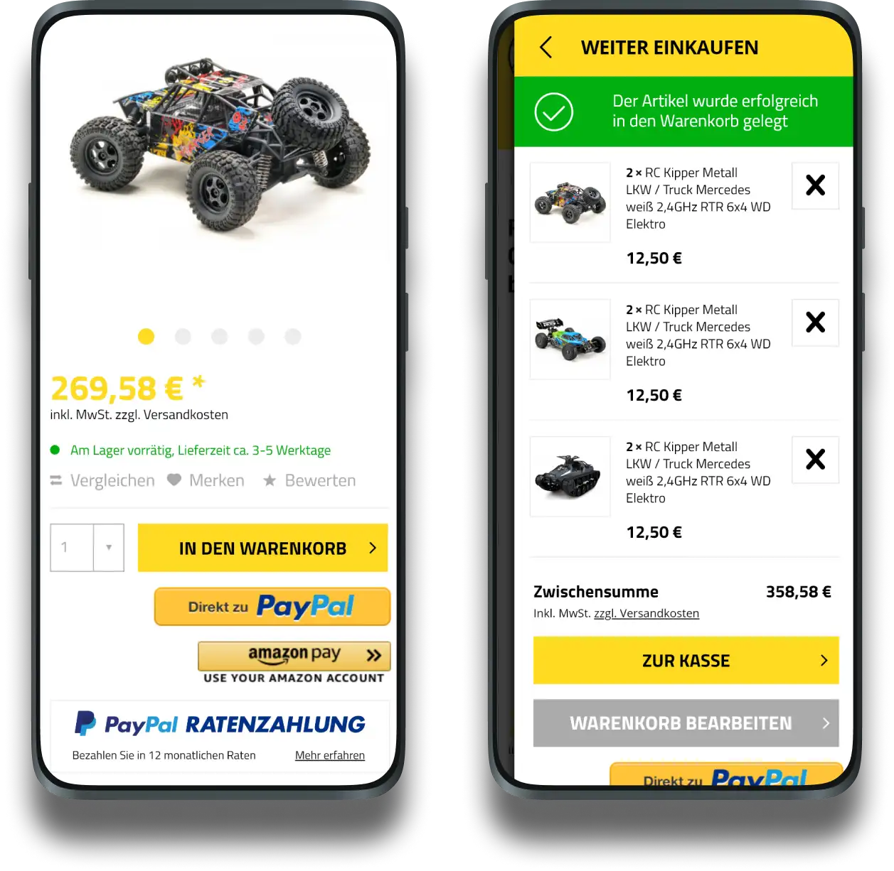 widok mobilny rcfuncar 2