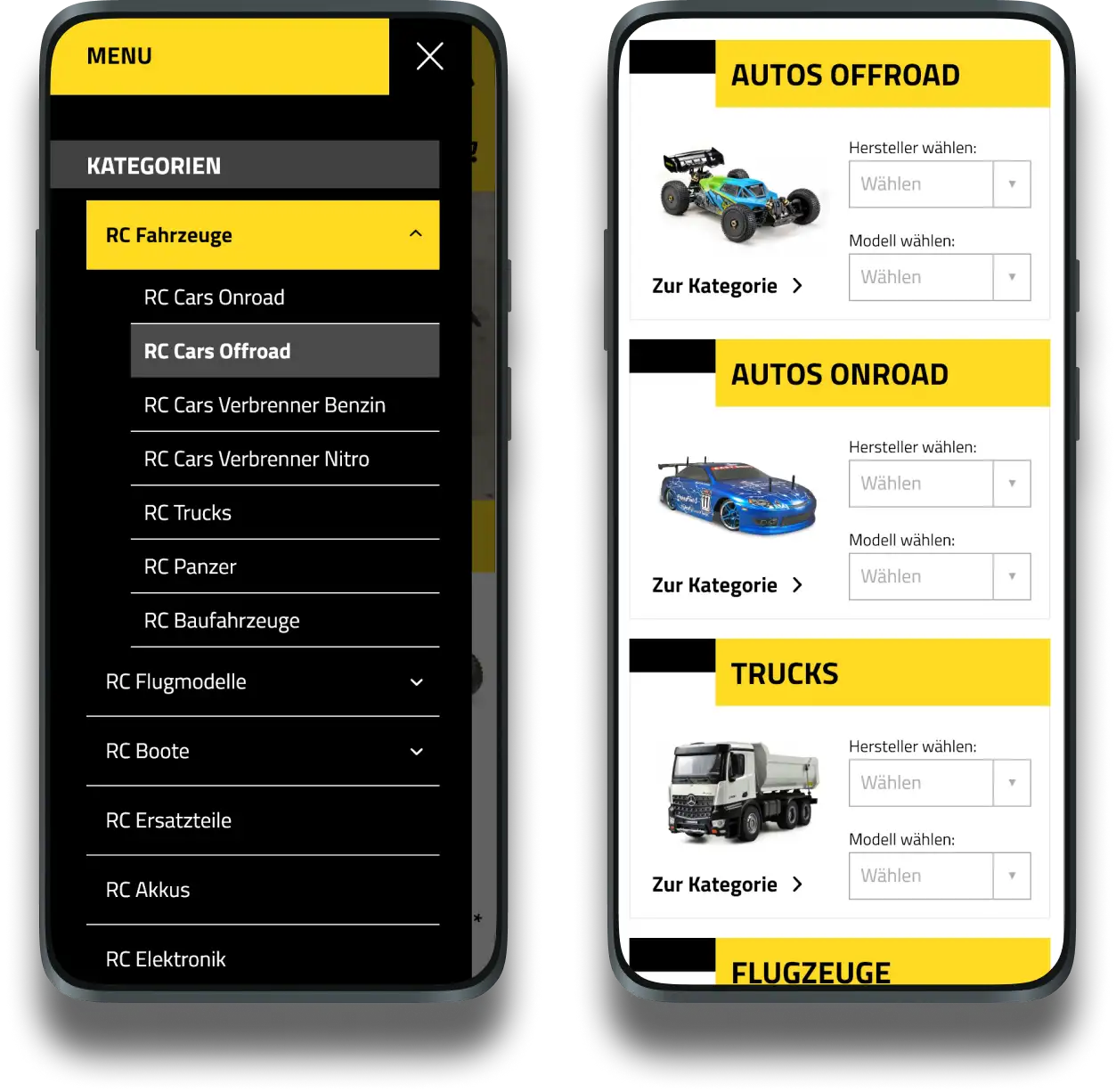 widok mobilny rcfuncar 3