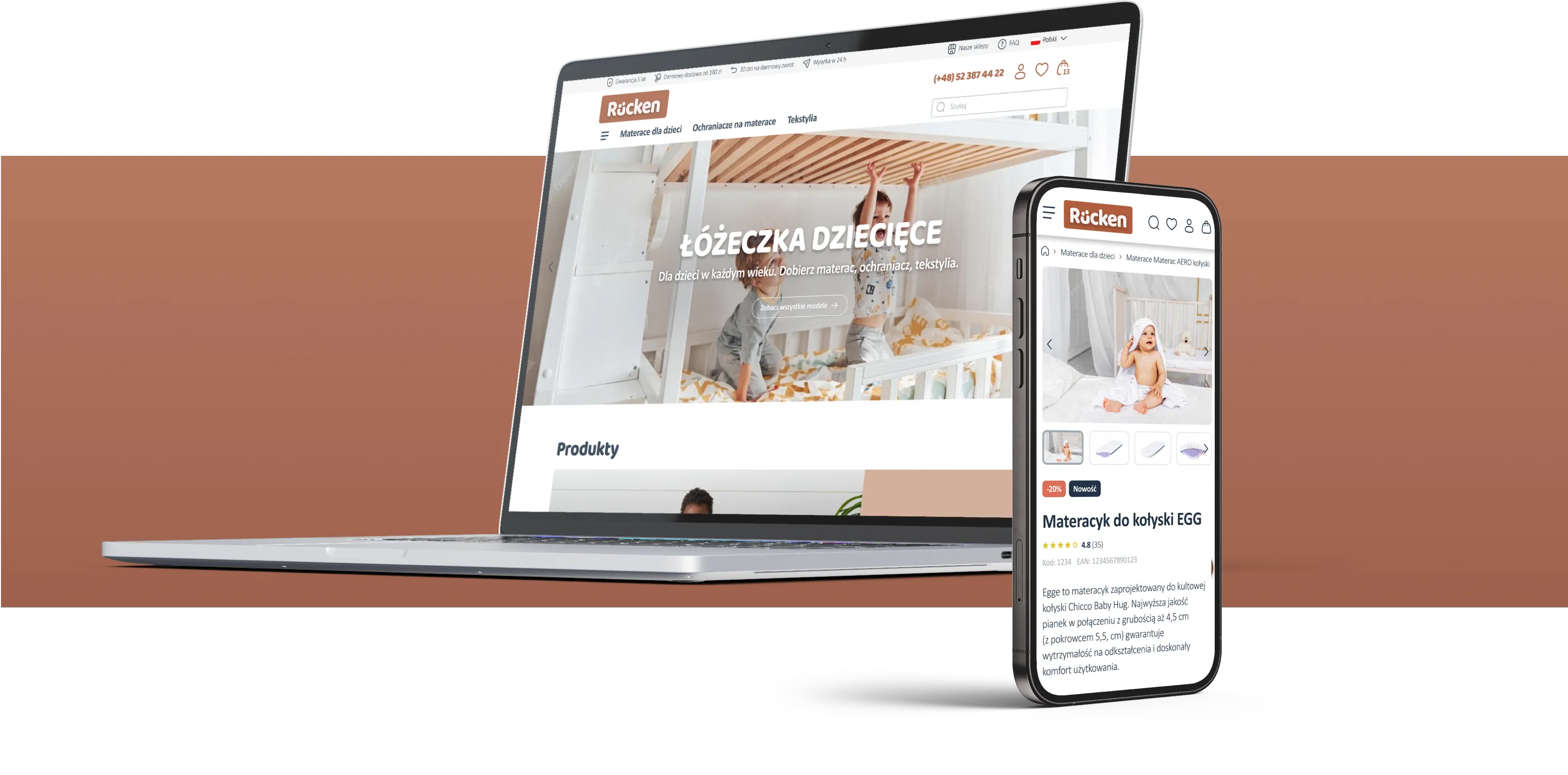 Sklep internetowy Rucken desktop i mobile